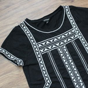 Lucky Brand Embroidered Shirt Size Small